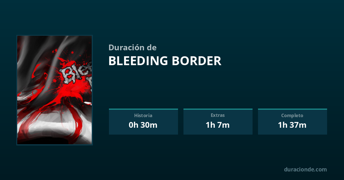 ¿Cuánto dura Bleeding Border? | DuracionDe