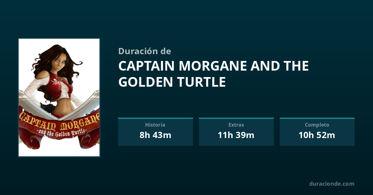 ¿Cuánto dura Captain Morgane and the Golden Turtle? | DuracionDe