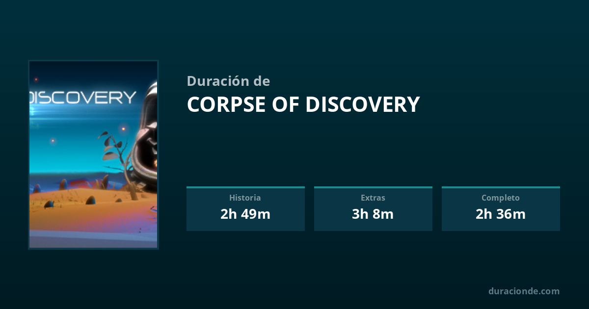 ¿Cuánto dura Corpse of Discovery? | DuracionDe