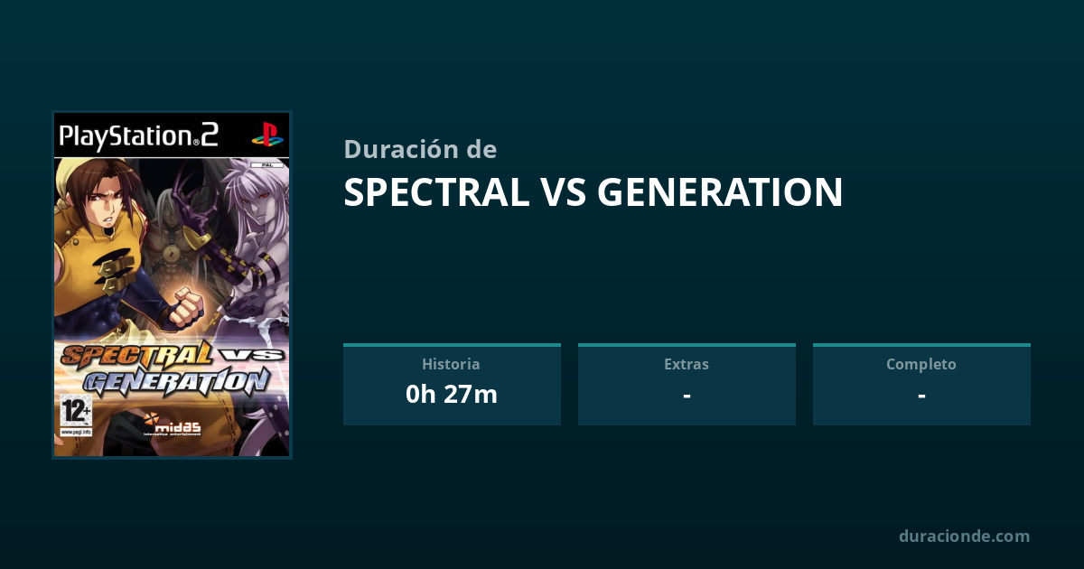 Spectral Vs Generatio ¿Cuánto dura Spectral vs Generation? | DuracionDe
