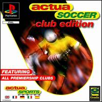 Carátula de Actua Soccer: Club Edition