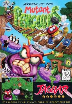 Carátula de Attack of the Mutant Penguins