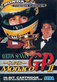 Carátula de Ayrton Senna's Super Monaco GP II