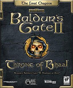 Carátula de Baldur's Gate II: Throne of Bhaal