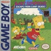Carátula de Bart Simpson's Escape from Camp Deadly