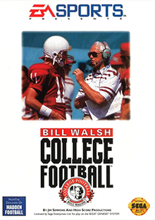 Carátula de Bill Walsh College Football