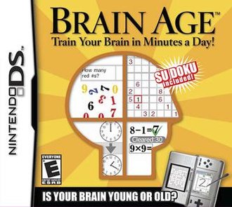 Carátula de Brain Age: Train Your Brain in Minutes a Day!
