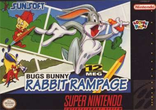 Carátula de Bugs Bunny Rabbit Rampage