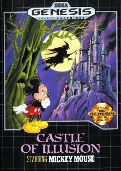 Carátula de Castle of Illusion Starring Mickey Mouse (1990)