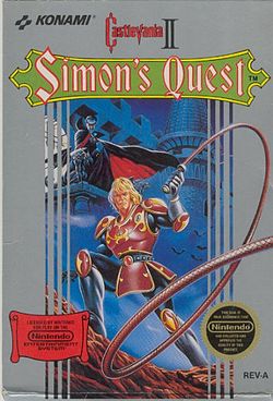 Carátula de Castlevania II: Simon's Quest
