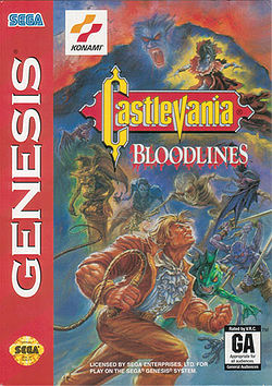 Carátula de Castlevania: Bloodlines