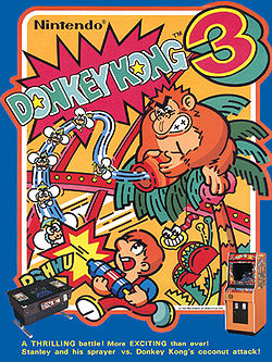 Carátula de Donkey Kong 3 (1983)