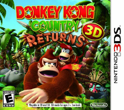 Carátula de Donkey Kong Country Returns 3D