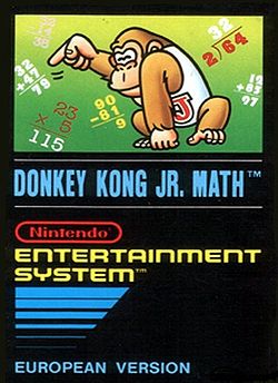 Carátula de Donkey Kong Jr. Math