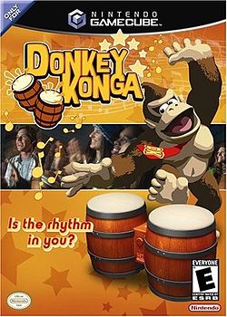 Carátula de Donkey Konga