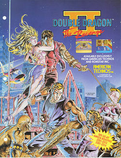 Carátula de Double Dragon II: The Revenge
