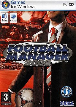 Carátula de Football Manager 2008