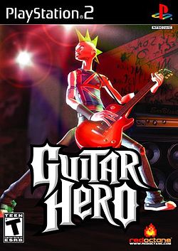 Carátula de Guitar Hero