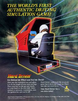 Carátula de Hard Drivin'