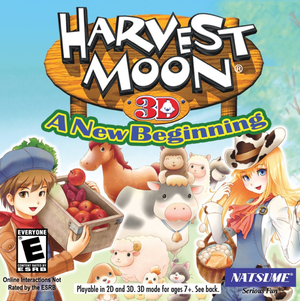 Carátula de Harvest Moon 3D: A New Beginning