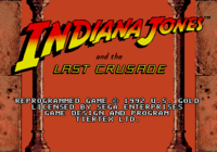 Carátula de Indiana Jones and the Last Crusade: The Action Game