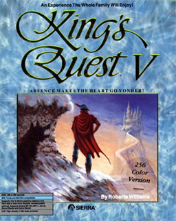 Carátula de King's Quest V: Absence Makes the Heart Go Yonder!