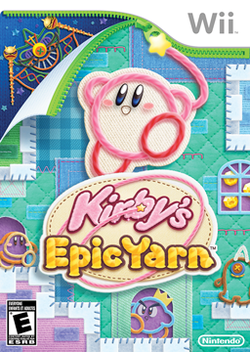 Carátula de Kirby's Epic Yarn