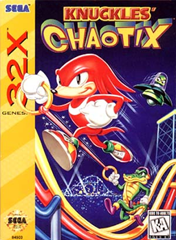 Carátula de Knuckles' Chaotix