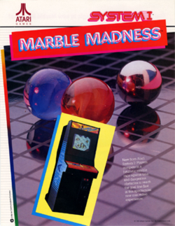 Carátula de Marble Madness