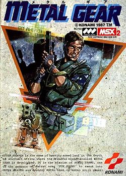 Carátula de Metal Gear (MSX)