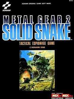 Carátula de Metal Gear 2: Solid Snake