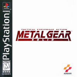 Carátula de Metal Gear Solid (1998)