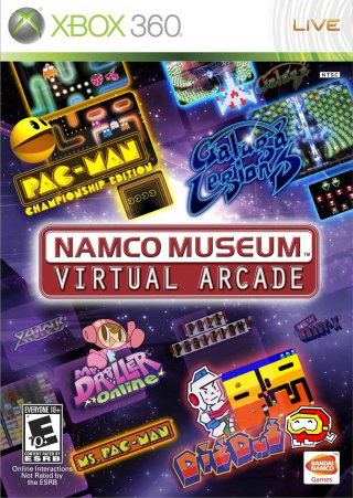 Carátula de Namco Museum Virtual Arcade