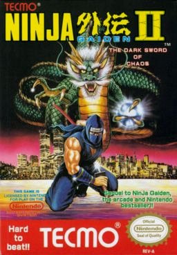 Carátula de Ninja Gaiden II: The Dark Sword of Chaos