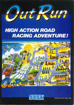 Carátula de OutRun