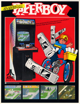 Carátula de Paperboy