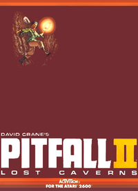 Carátula de Pitfall II: Lost Caverns