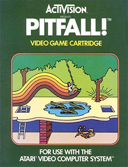 Carátula de Pitfall! (1982)