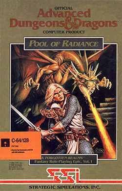 Carátula de Advanced Dungeons & Dragons: Pool of Radiance