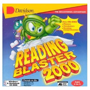 Carátula de Reading Blaster 2000
