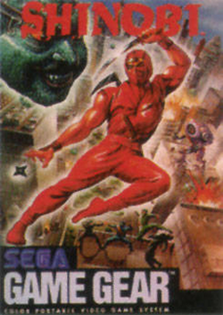 Carátula de Shinobi (Game Gear)