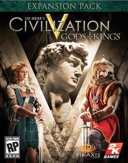 Carátula de Sid Meier's Civilization V: Gods & Kings
