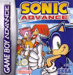 Carátula de Sonic Advance