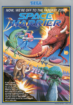 Carátula de Space Harrier