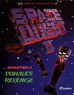 Carátula de Space Quest II: Vohaul's Revenge