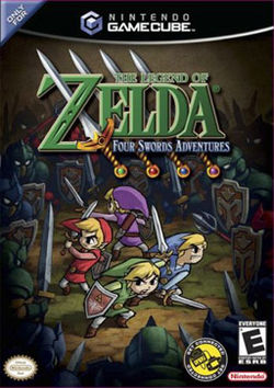 Carátula de The Legend of Zelda: Four Swords Adventures