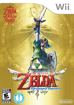 Carátula de The Legend of Zelda: Skyward Sword