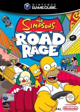 Carátula de The Simpsons Road Rage