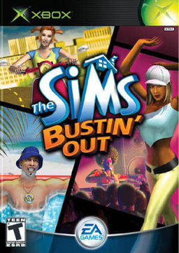 Carátula de The Sims Bustin' Out