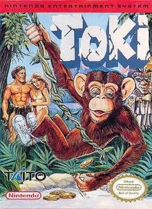 Carátula de Toki (1989)
